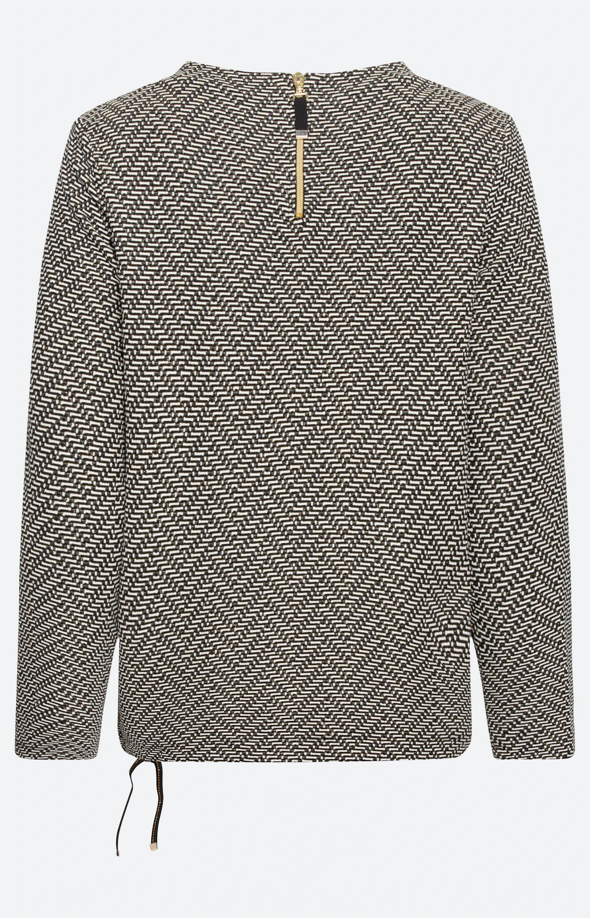 Sweatshirt mit Bindeband am Saum