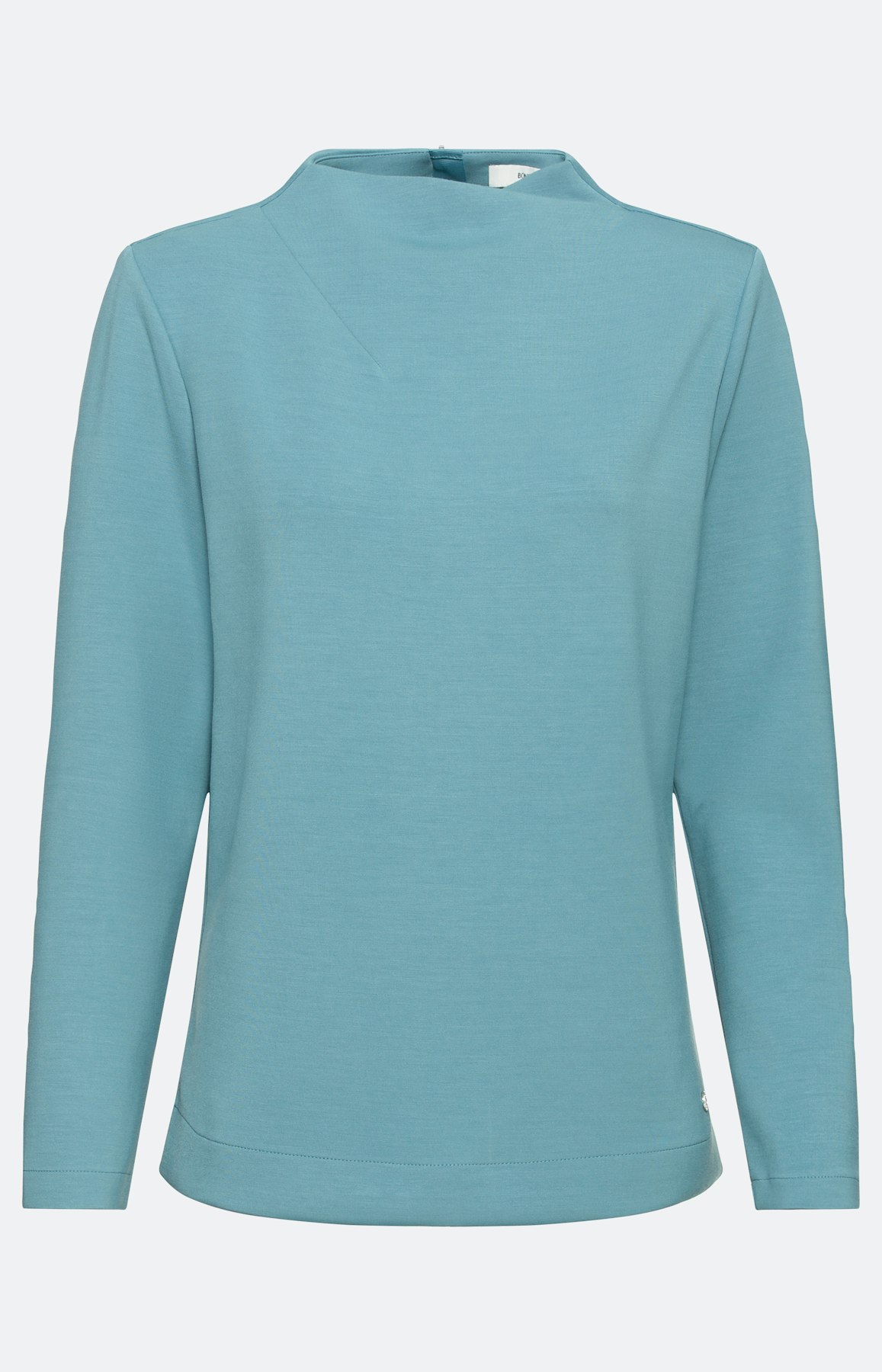 Sweatshirt in Wickeloptik