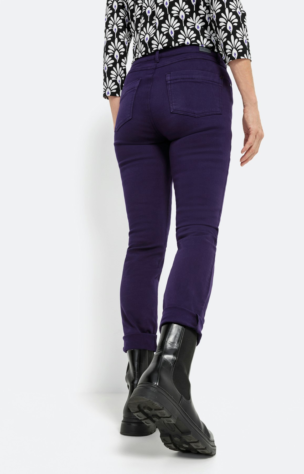 Farbige Stretch-Denim 30inch