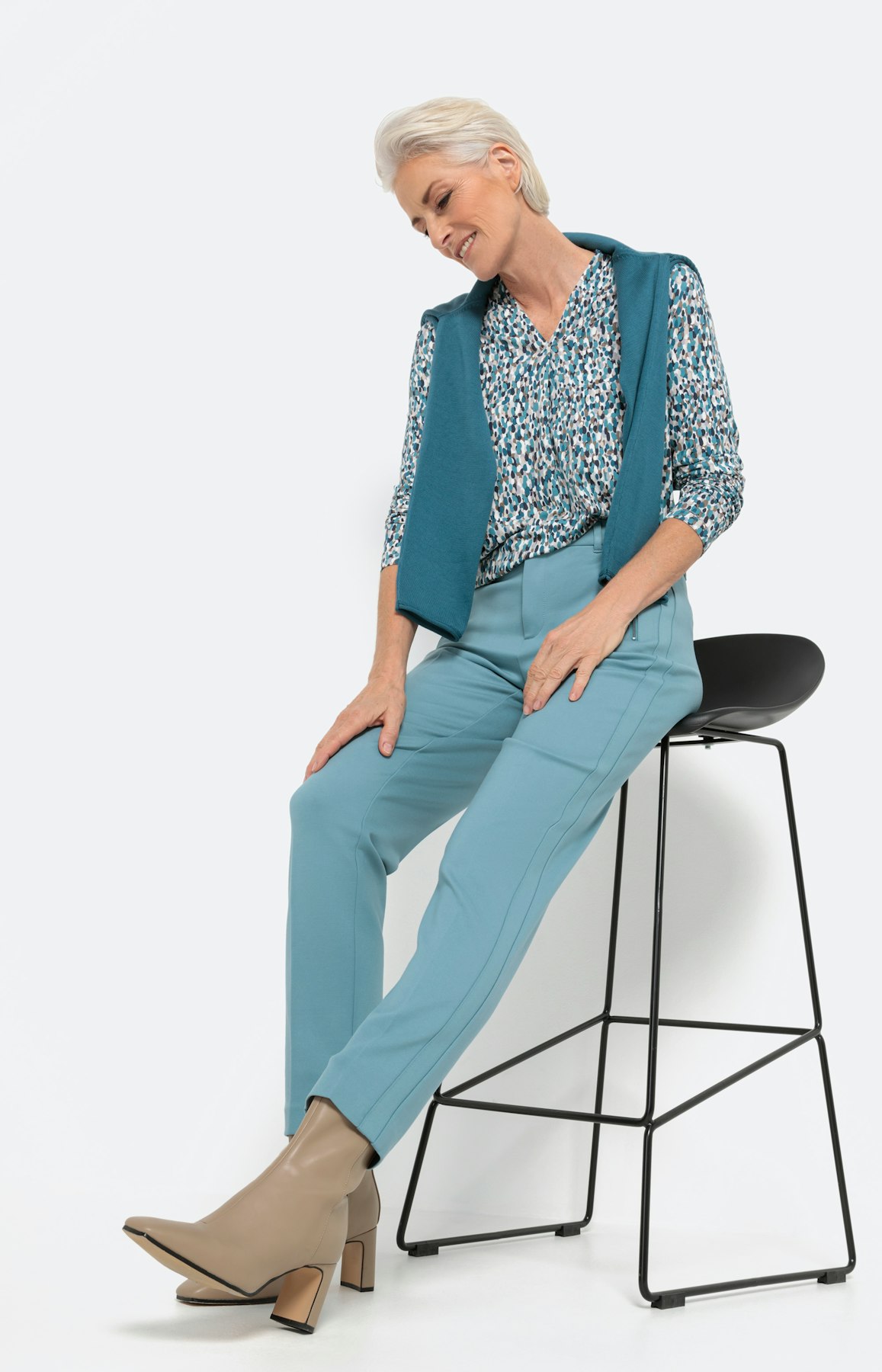 Zigarettenhose aus Jersey