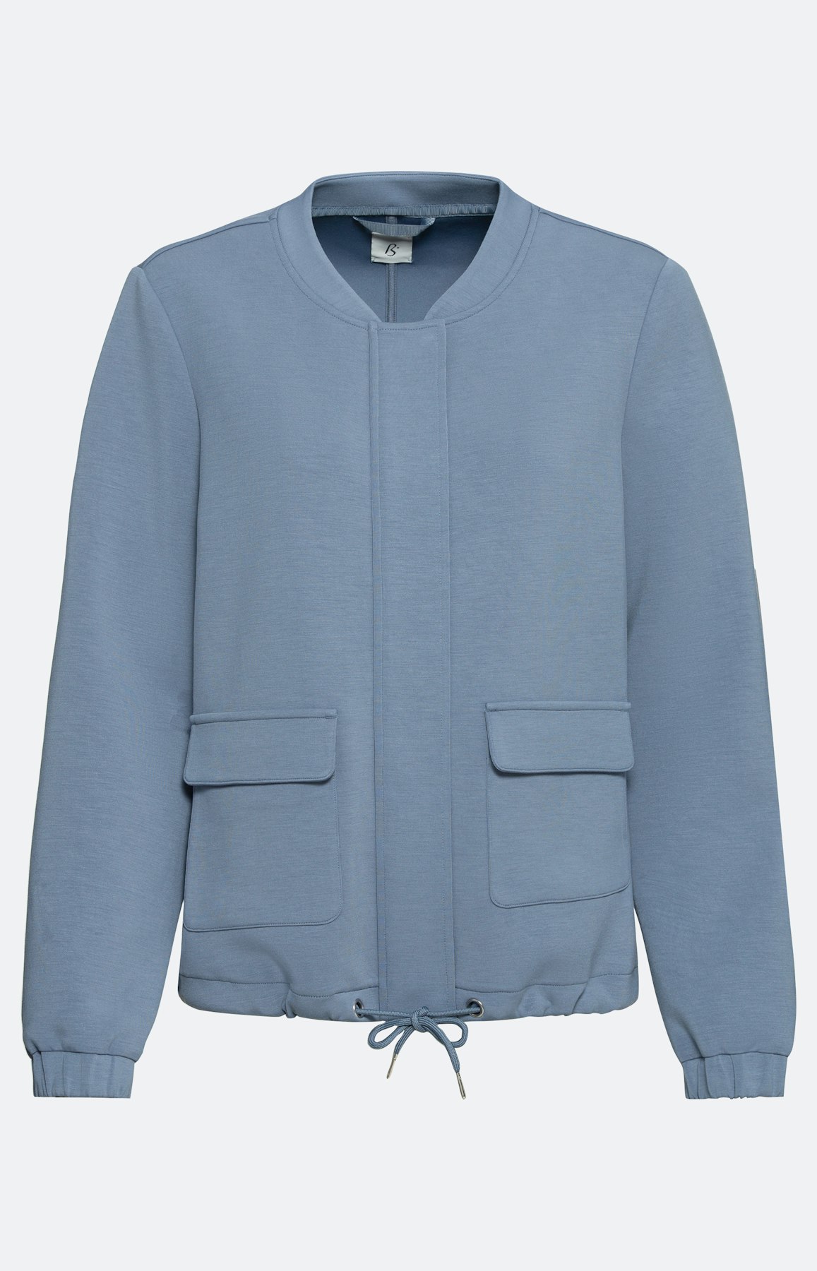 Modische Scubajacke aus weichem Sweat