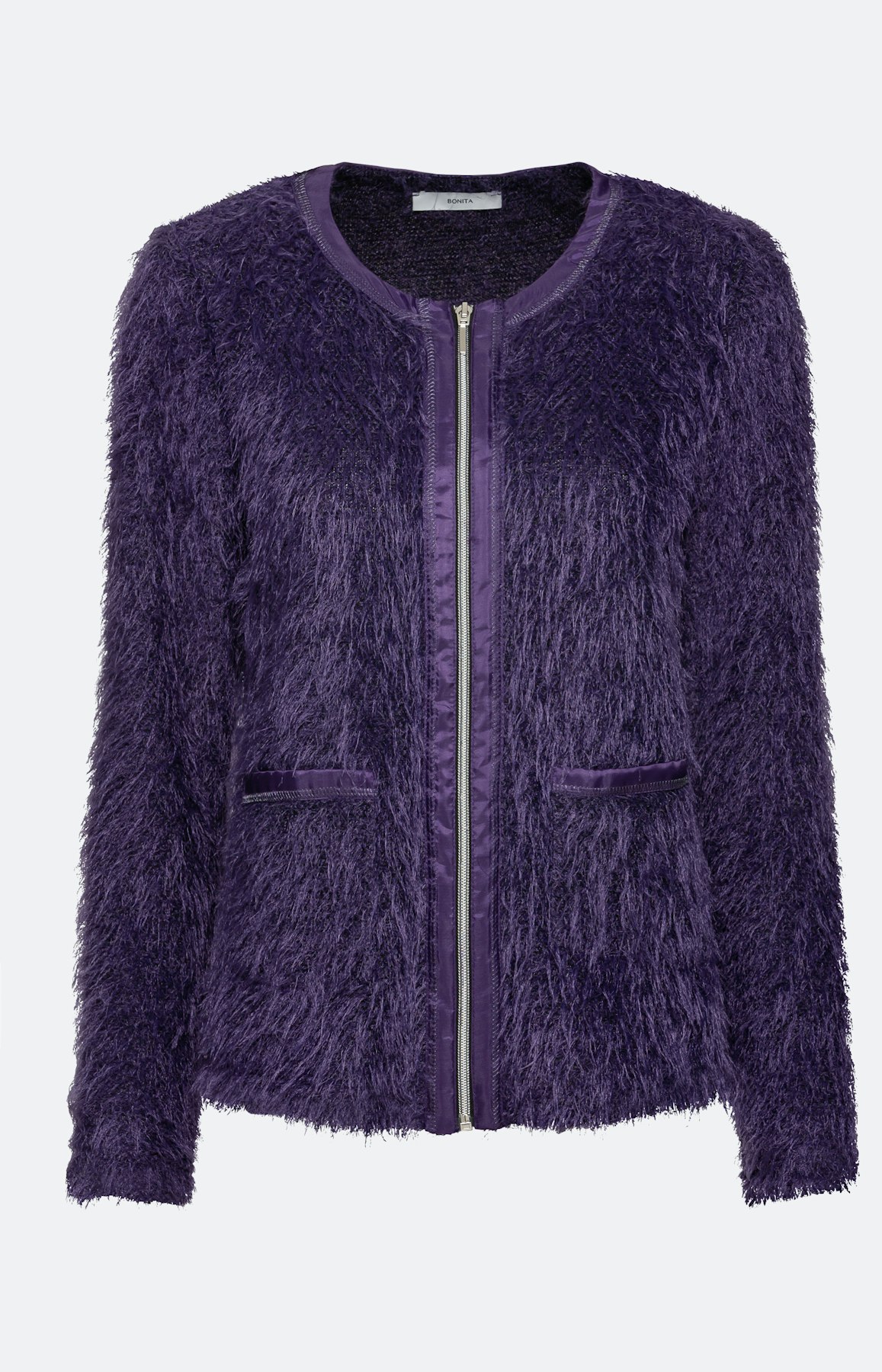 Kurze Jacke mit geradem Schnitt