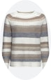 Streifen-Pullover aus Alpakamix