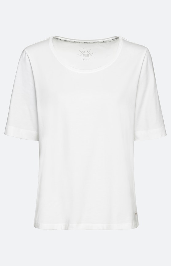 Basic T-shirt bio cotton, wit