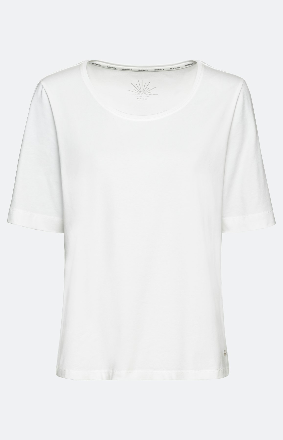 Basic T-Shirt Bio Baumwolle, weiß