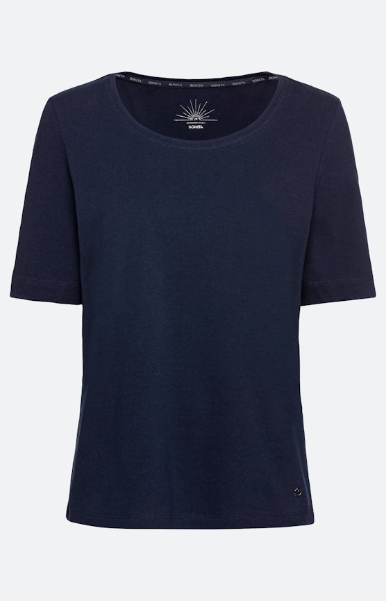 Basic T-shirt met halve mouwen