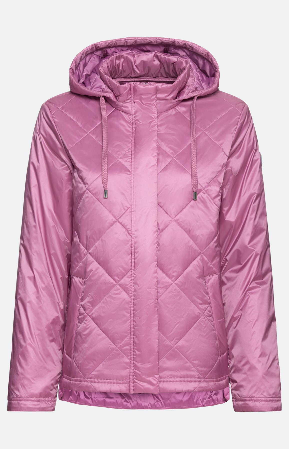 Gewatteerde jas met afneembare capuchon