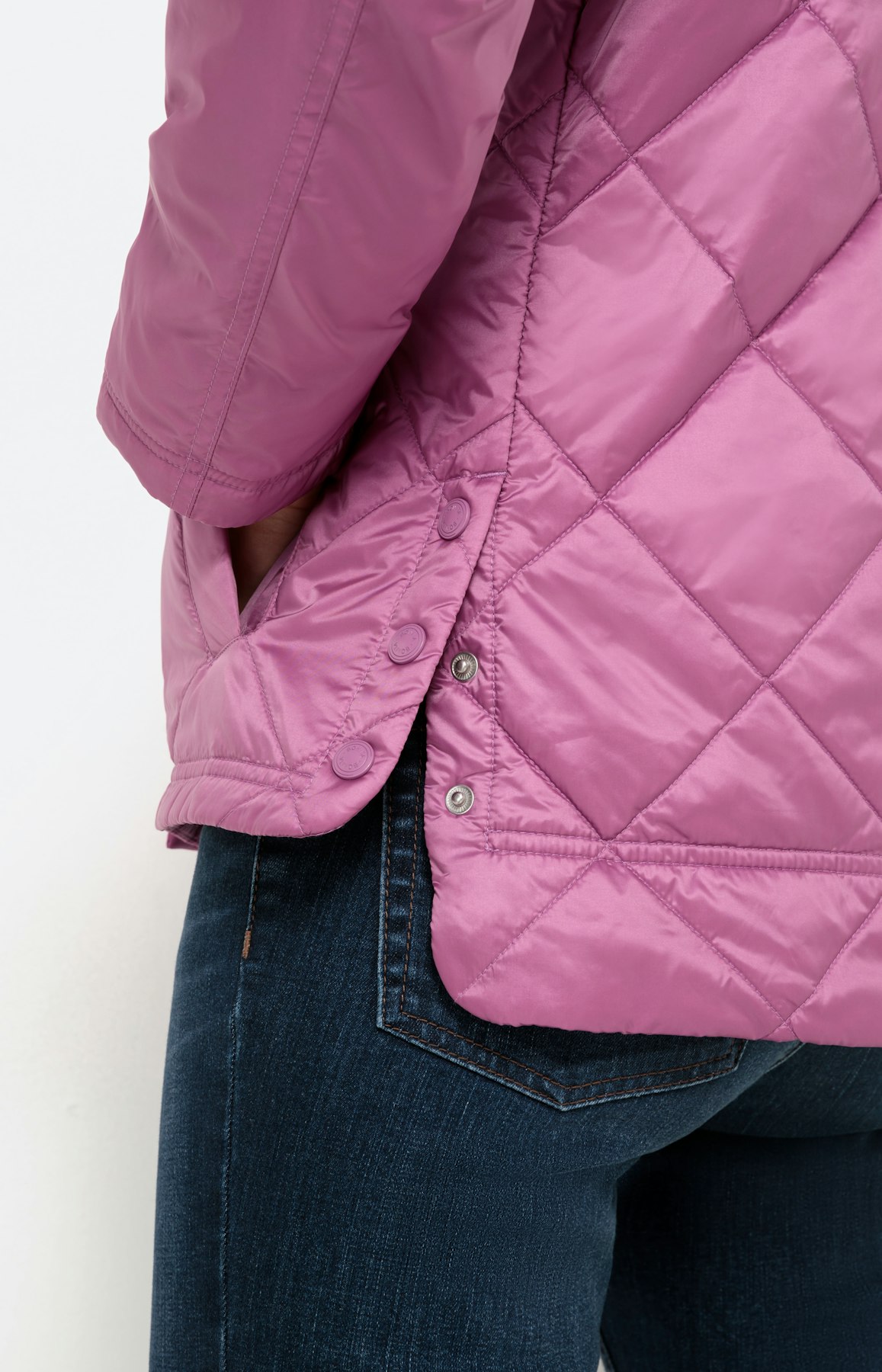 Gewatteerde jas met afneembare capuchon