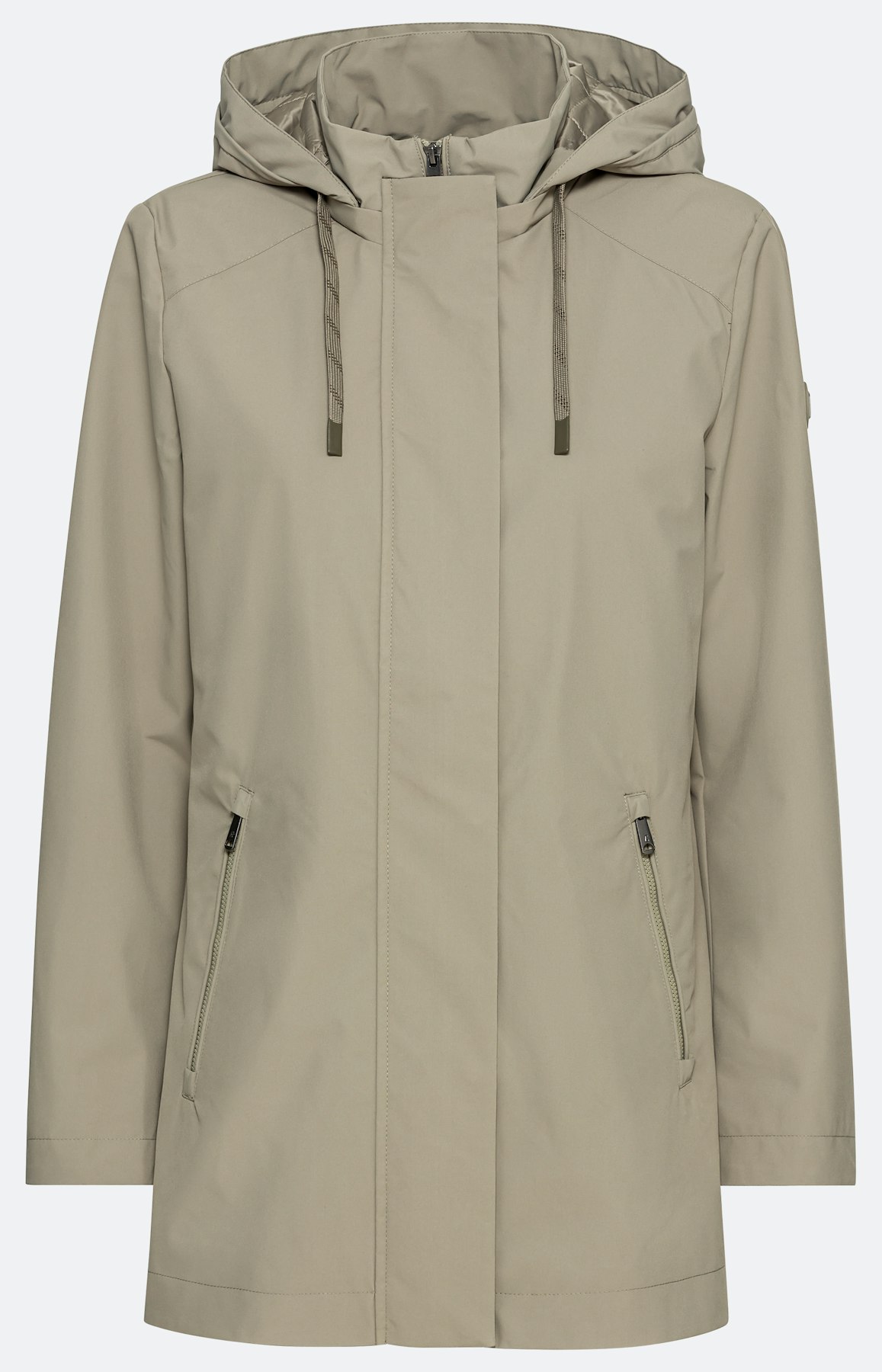 Sommerjacke mit Kapuze, khaki