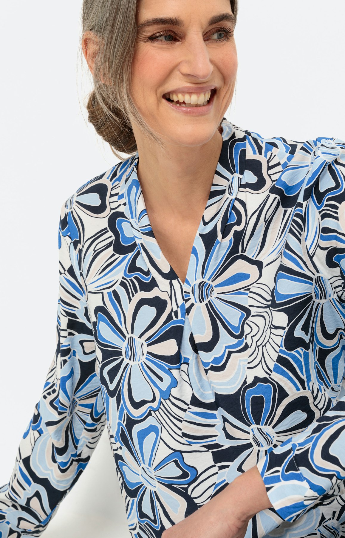 Blouseshirt met lange mouwen