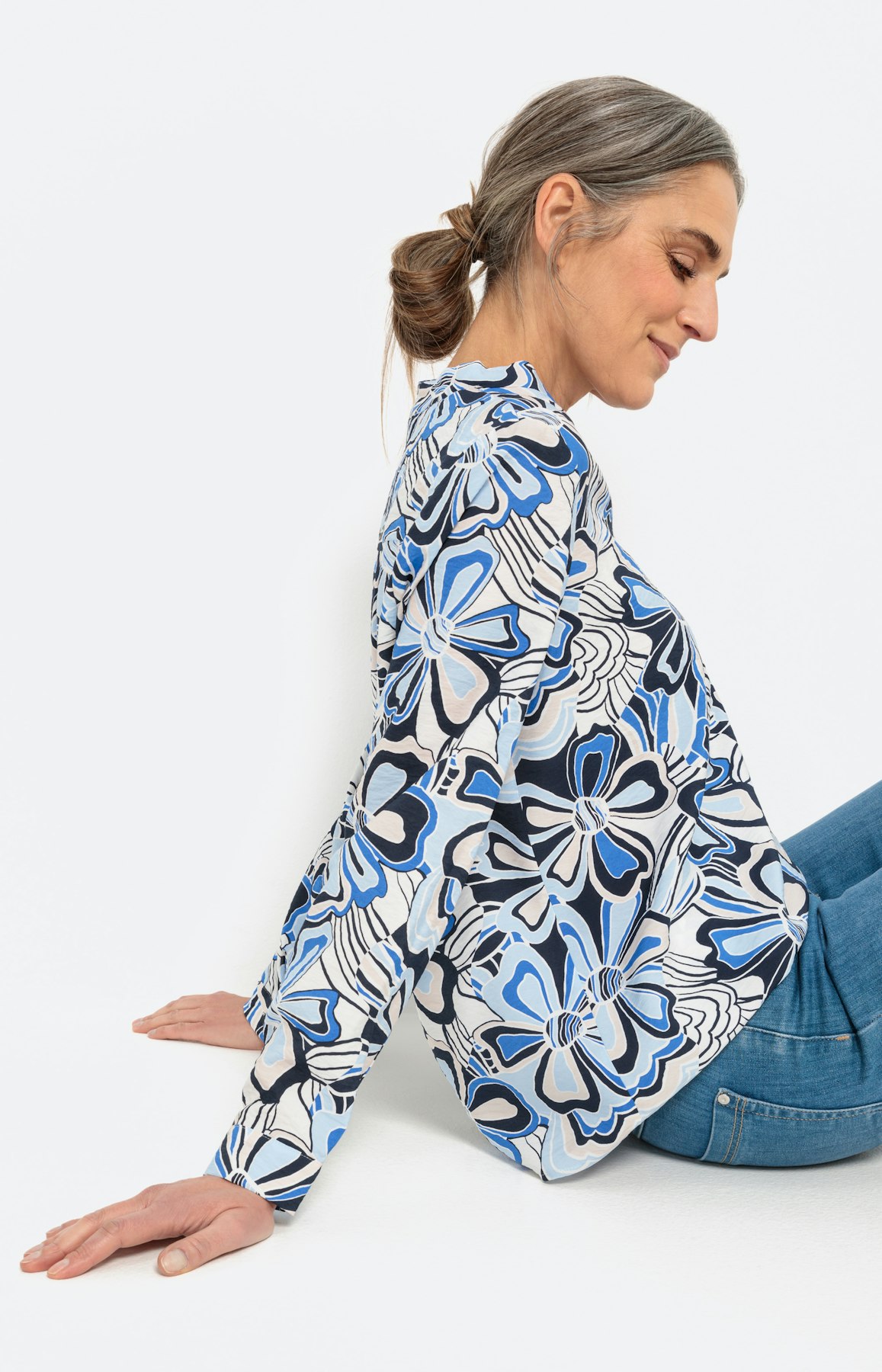 Blouseshirt met lange mouwen