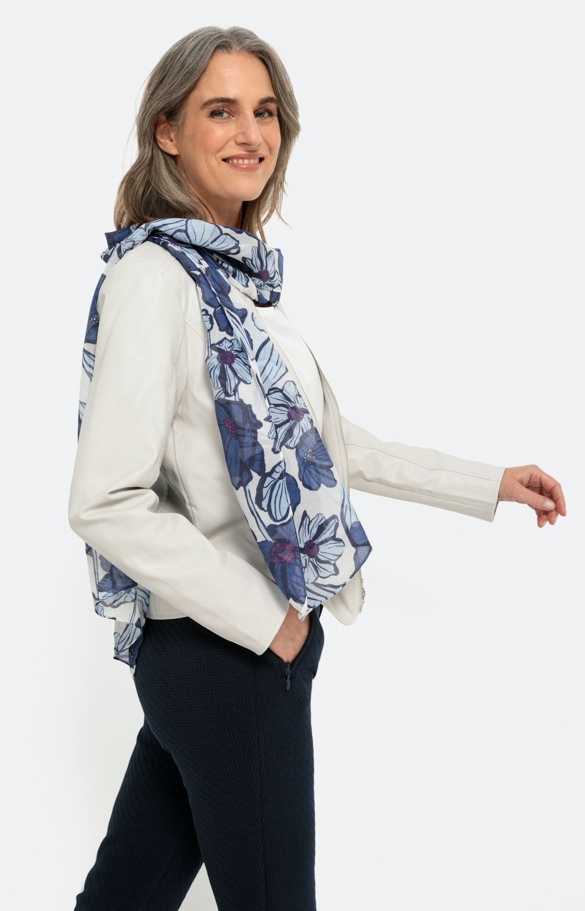 Floral bedruckter Schal