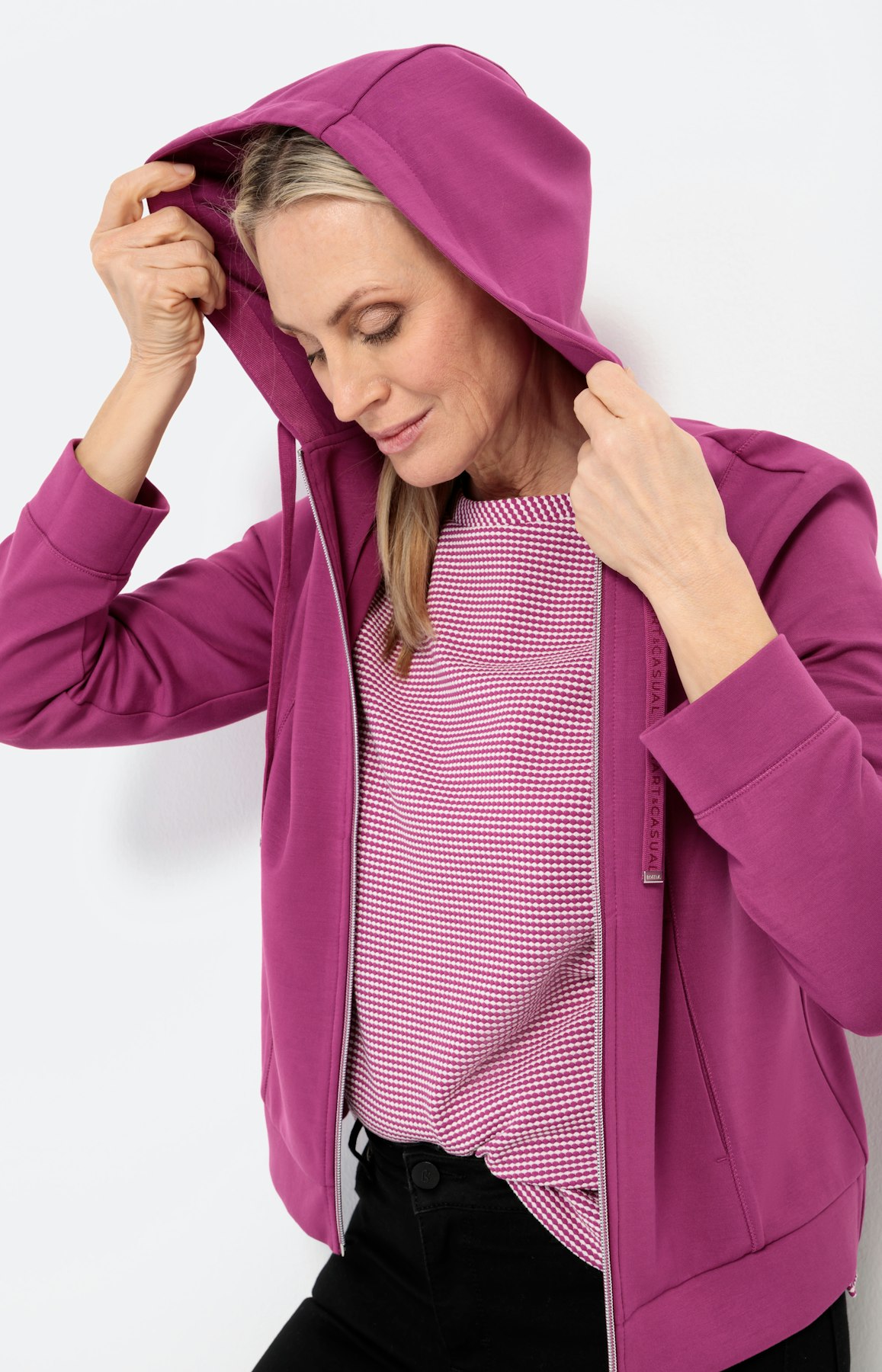 Sportief sweatvestje met capuchon