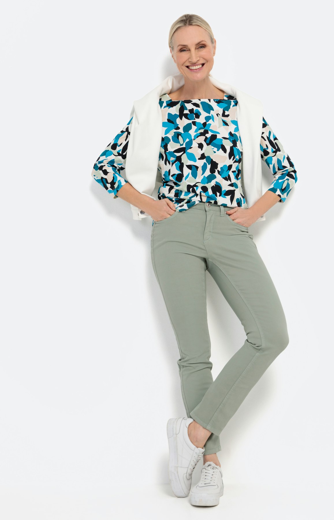 Jeans mit doppelter Seitennaht 30Inch