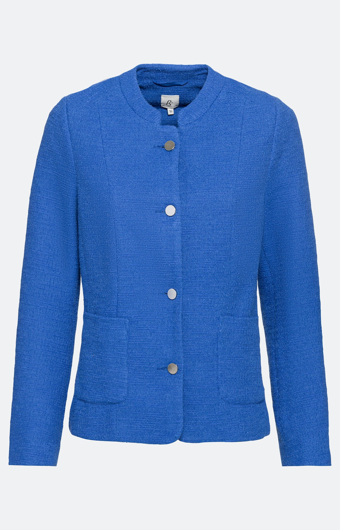 Blazer met een opstaande kraag