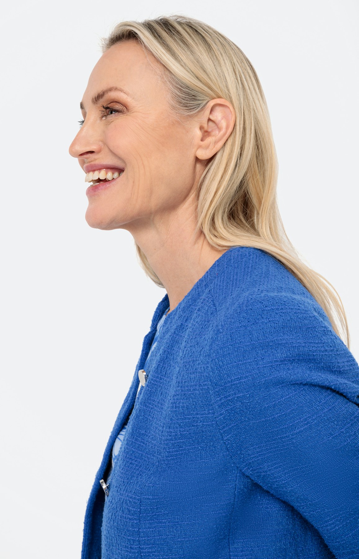 Blazer met een opstaande kraag