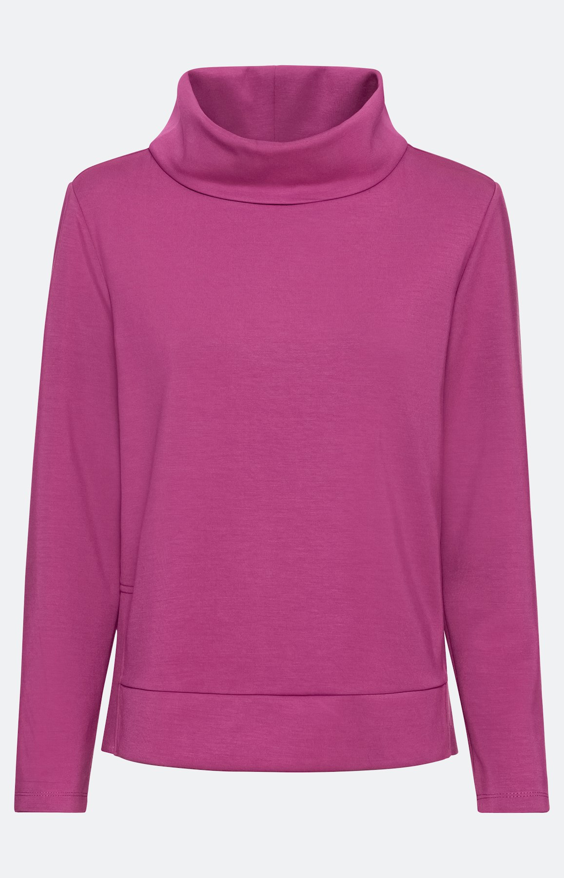 Langarm-Sweatshirt mit Rollkragen