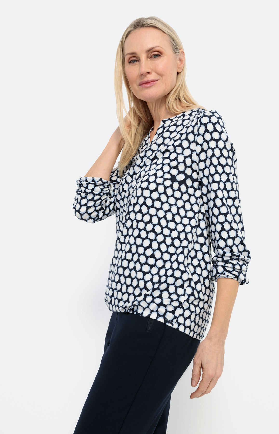 Shirt met grafische print en lange mouw