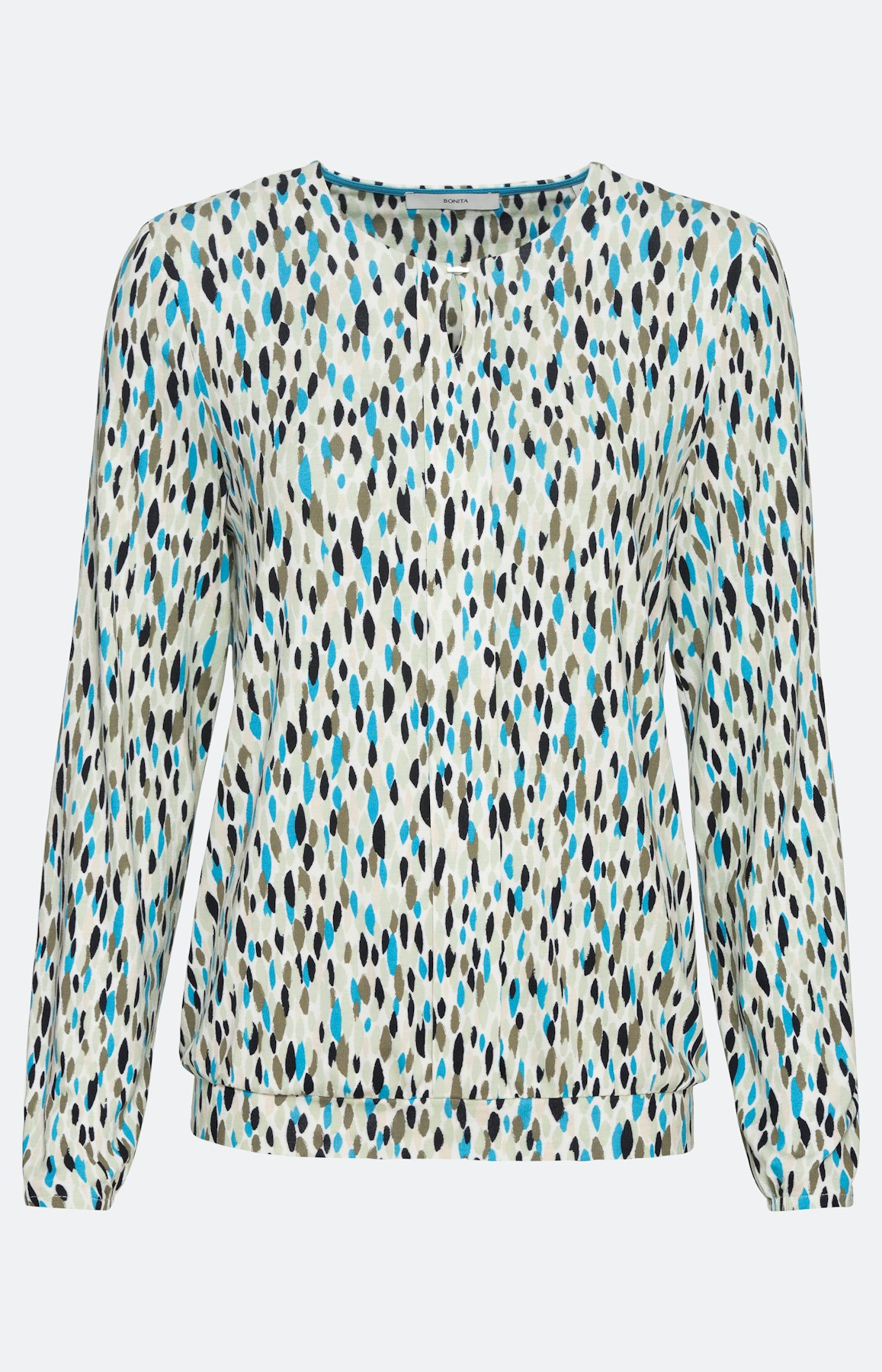Shirt met lange mouwen en minimal-print
