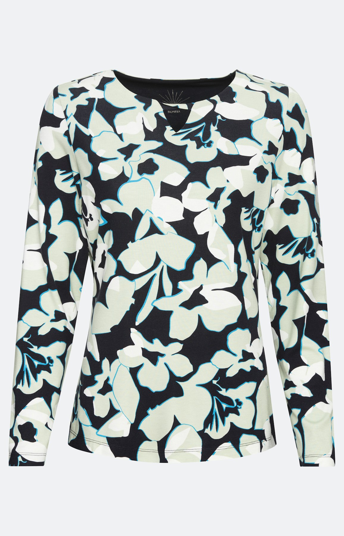 Shirt met oogje en lange mouwen