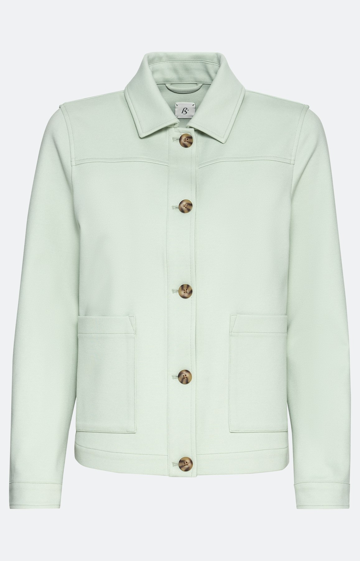 Overhemdjasje van jersey-twill