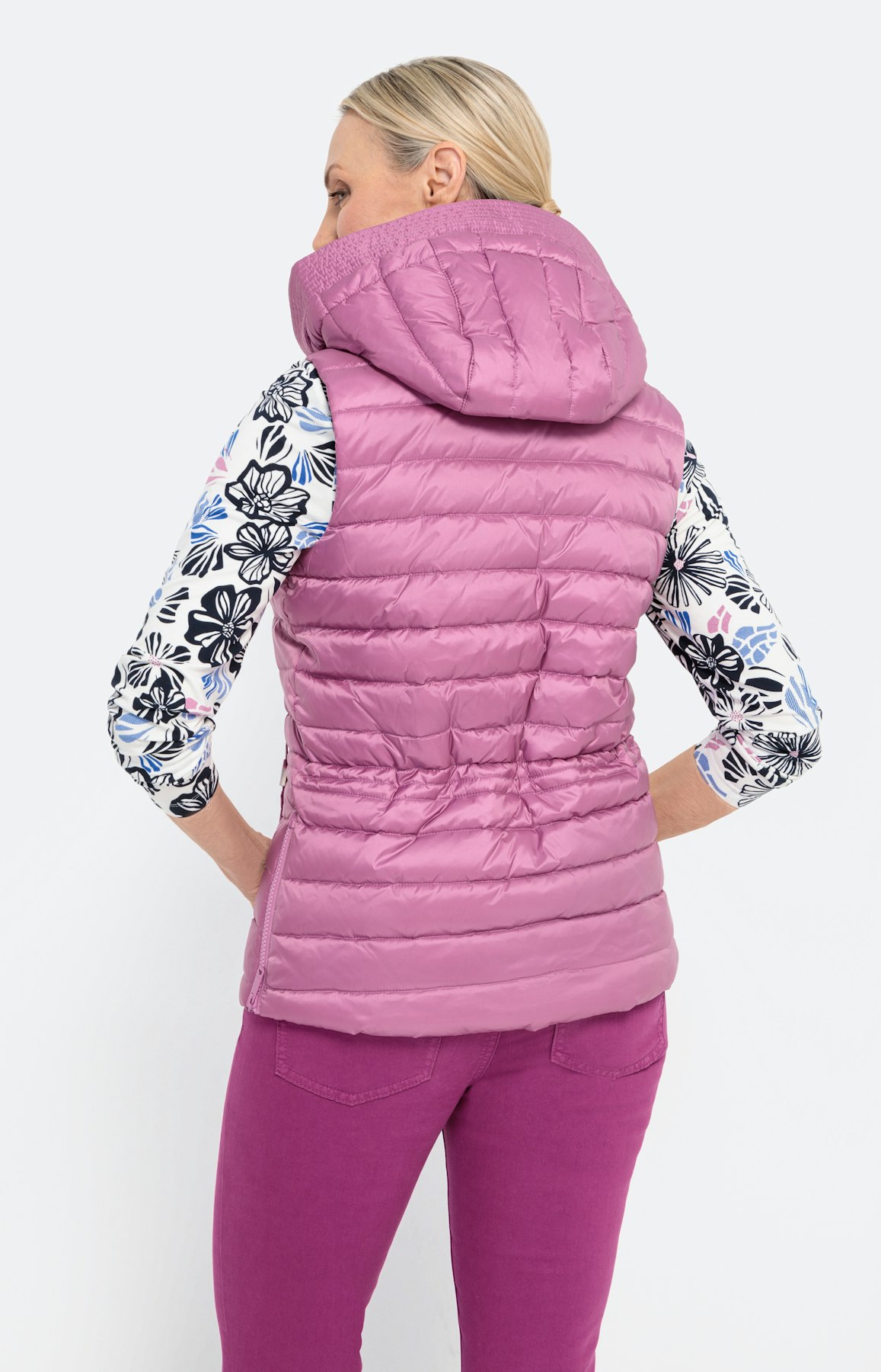 Bodywarmer met zijsplitten