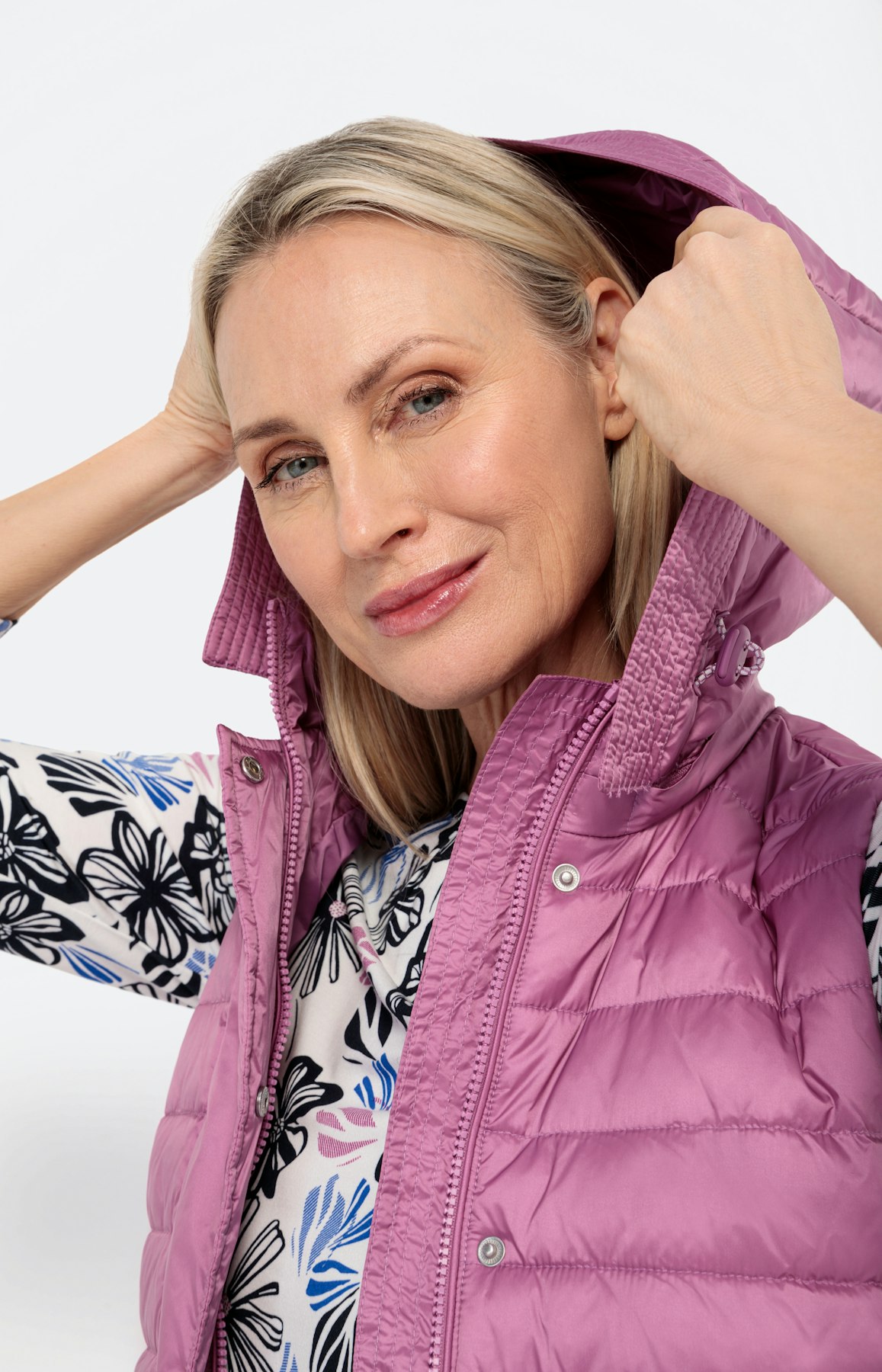 Bodywarmer met zijsplitten