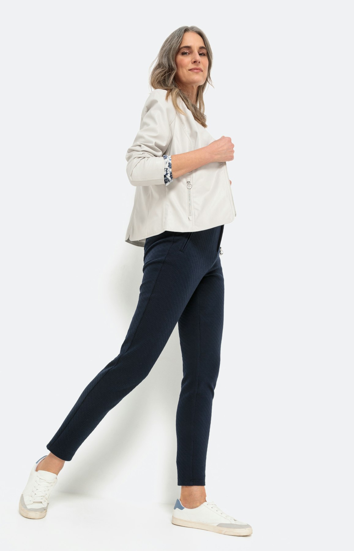 Bikerjack van imitatieleer