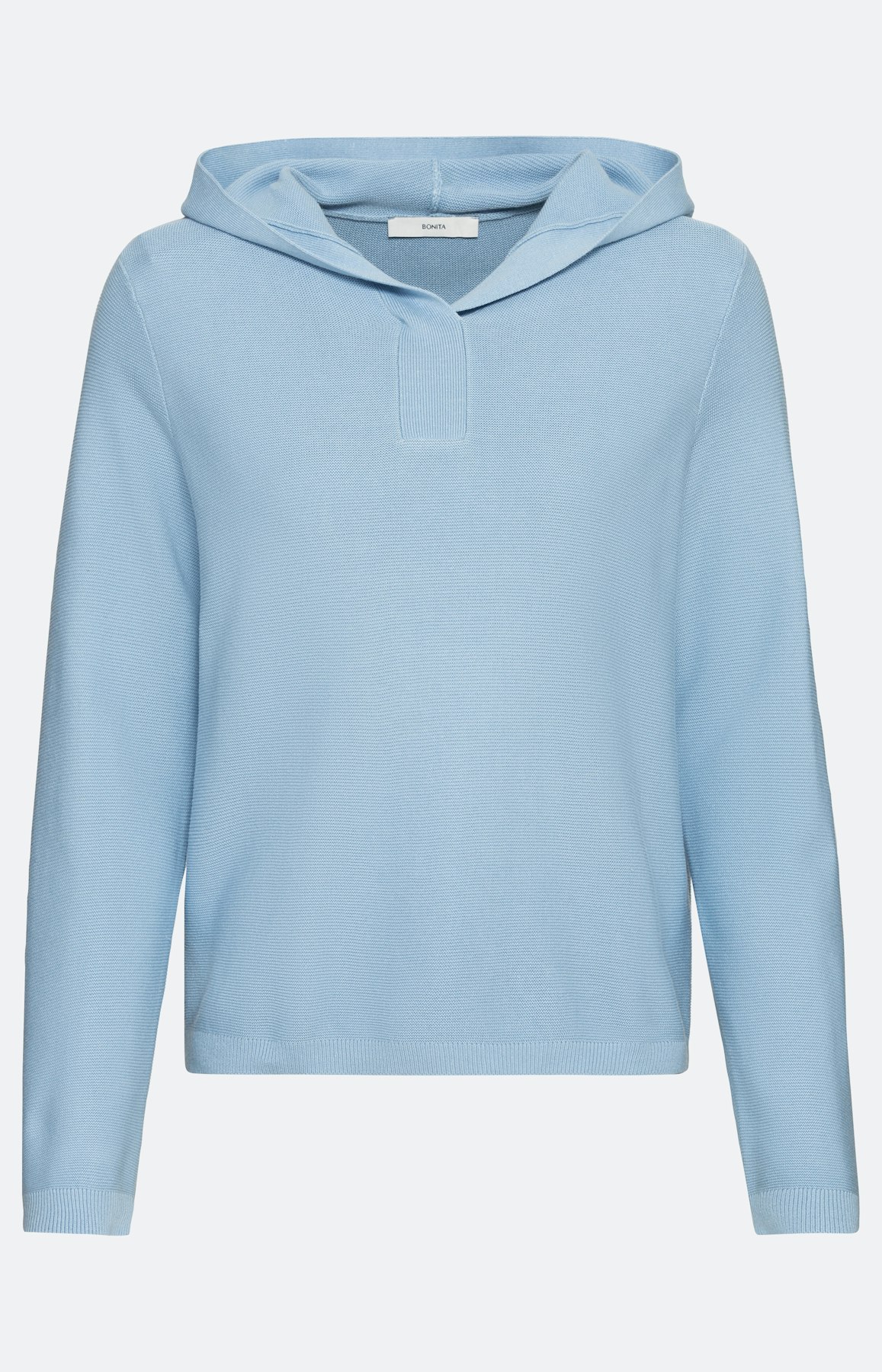 Capuchontrui met lange mouwen