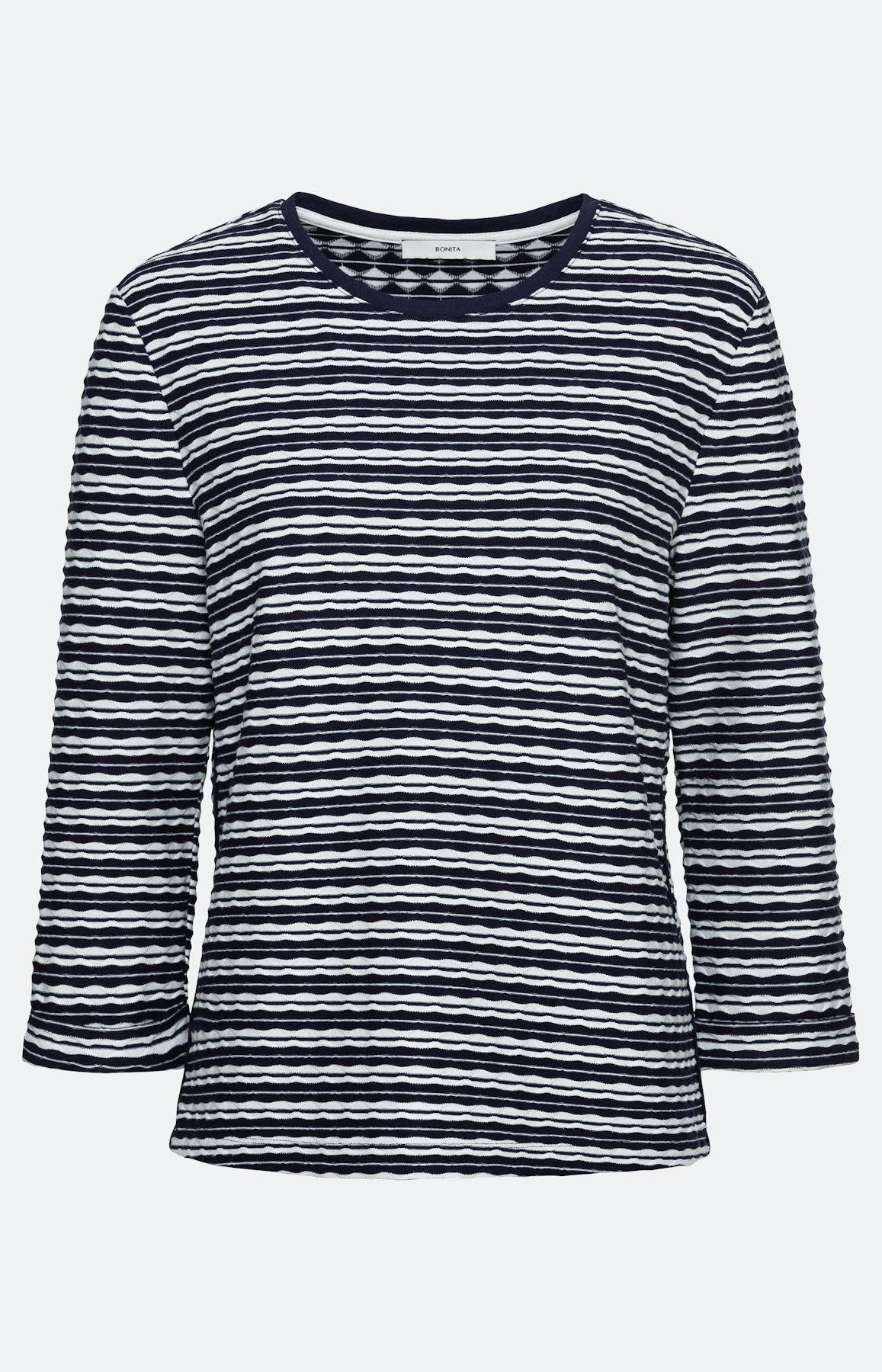 Gestreept shirt met 3/4-mouwen