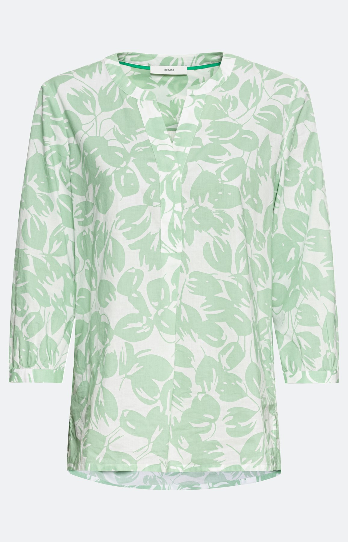 Gebloemd blouseshirt met 3/4-mouwen