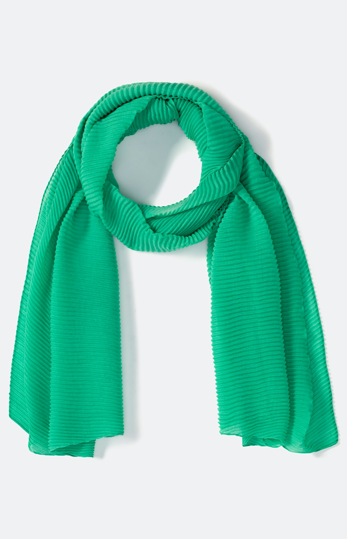 Plissierter Schal