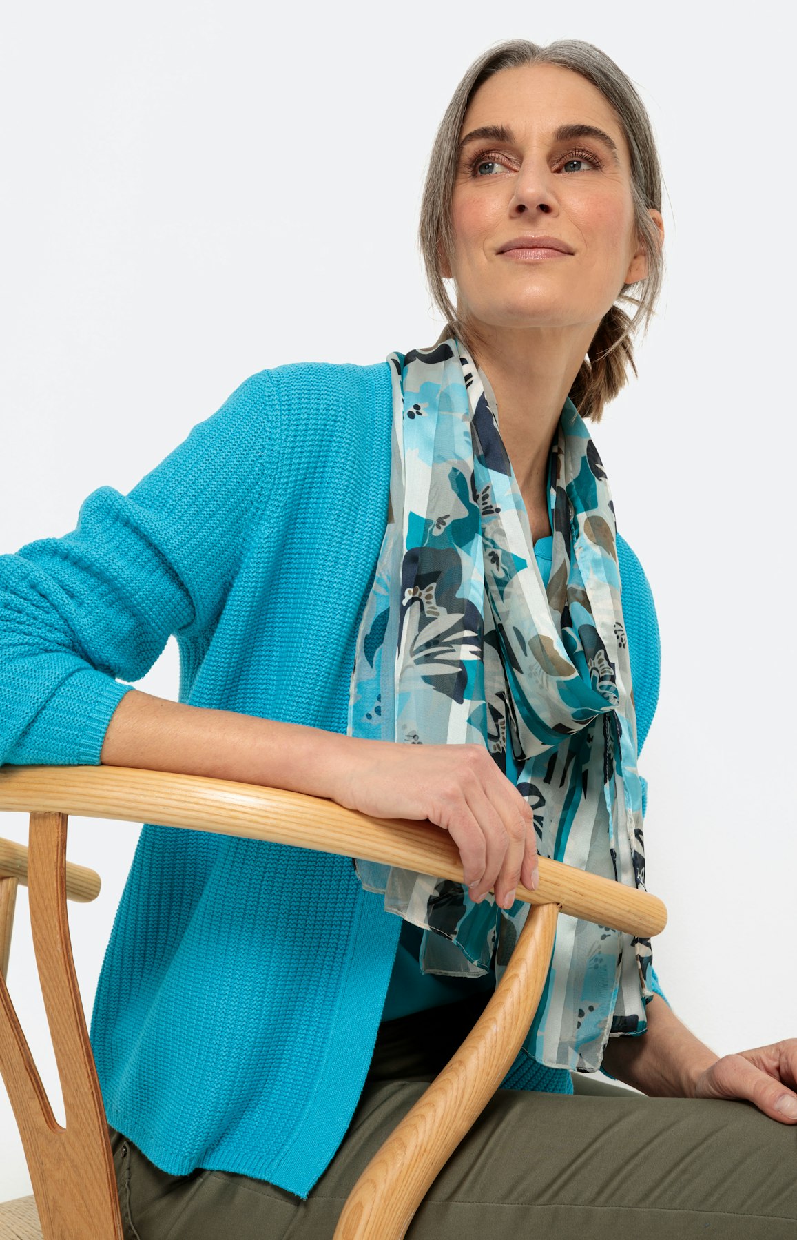 Sjaal met all-over print