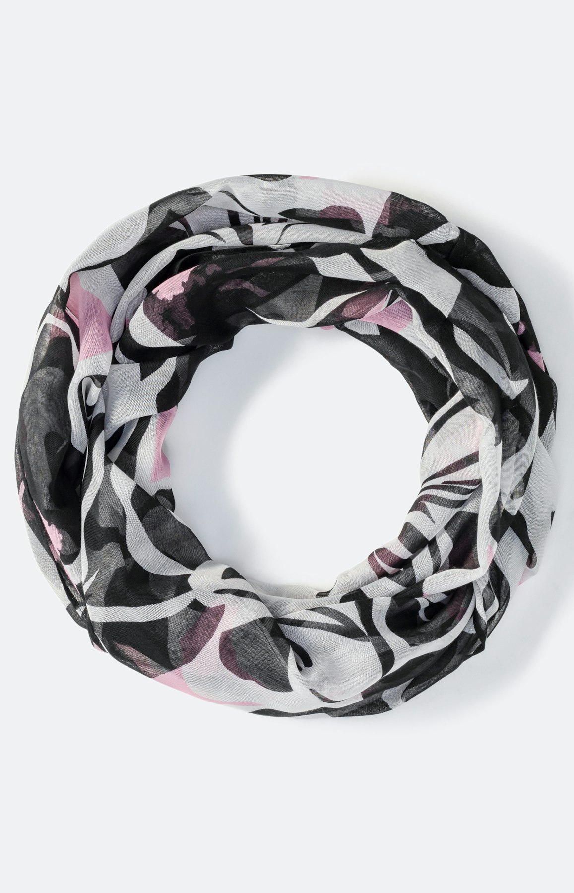 Colsjaal met gebloemde print