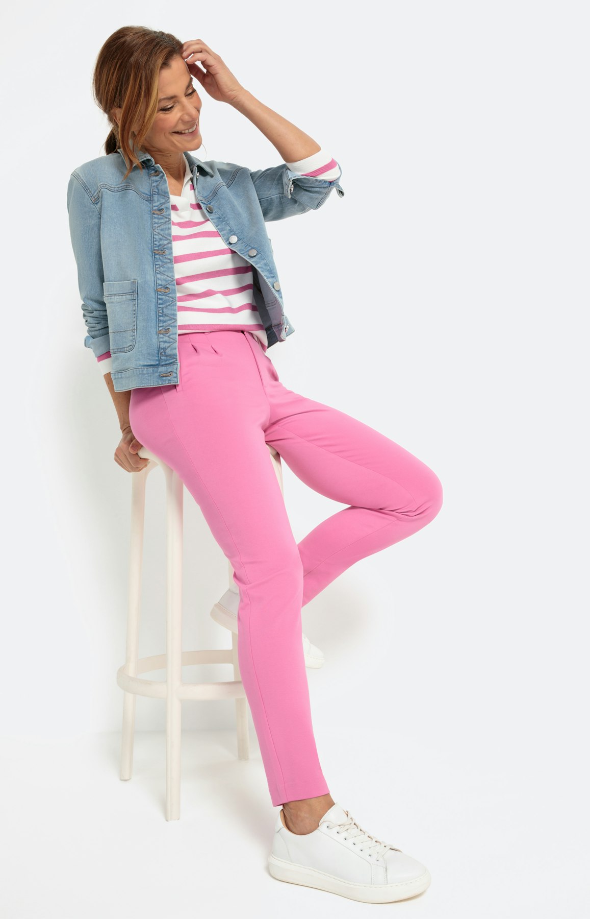 Trui met polokraag en lange mouwen