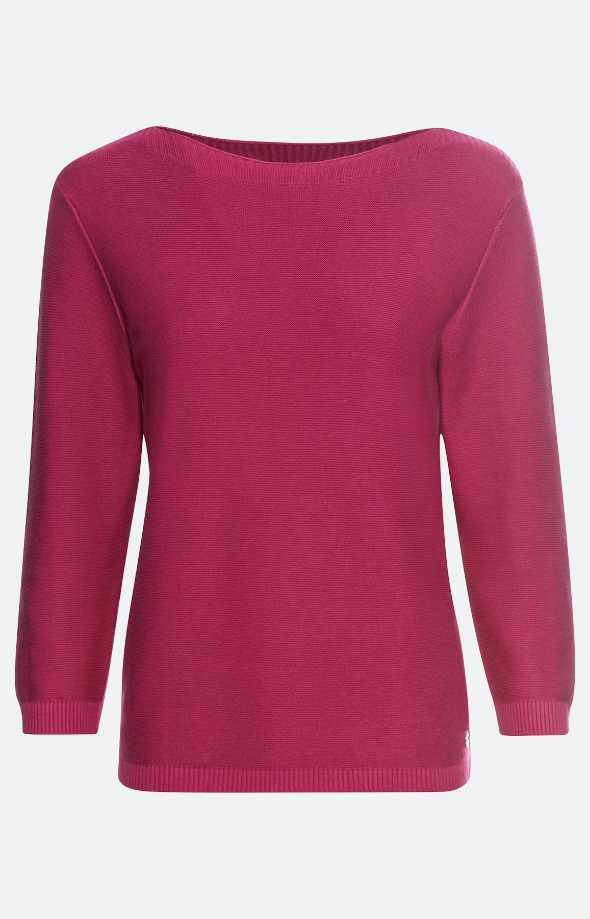 Trui met boothals en 3/4-mouwen