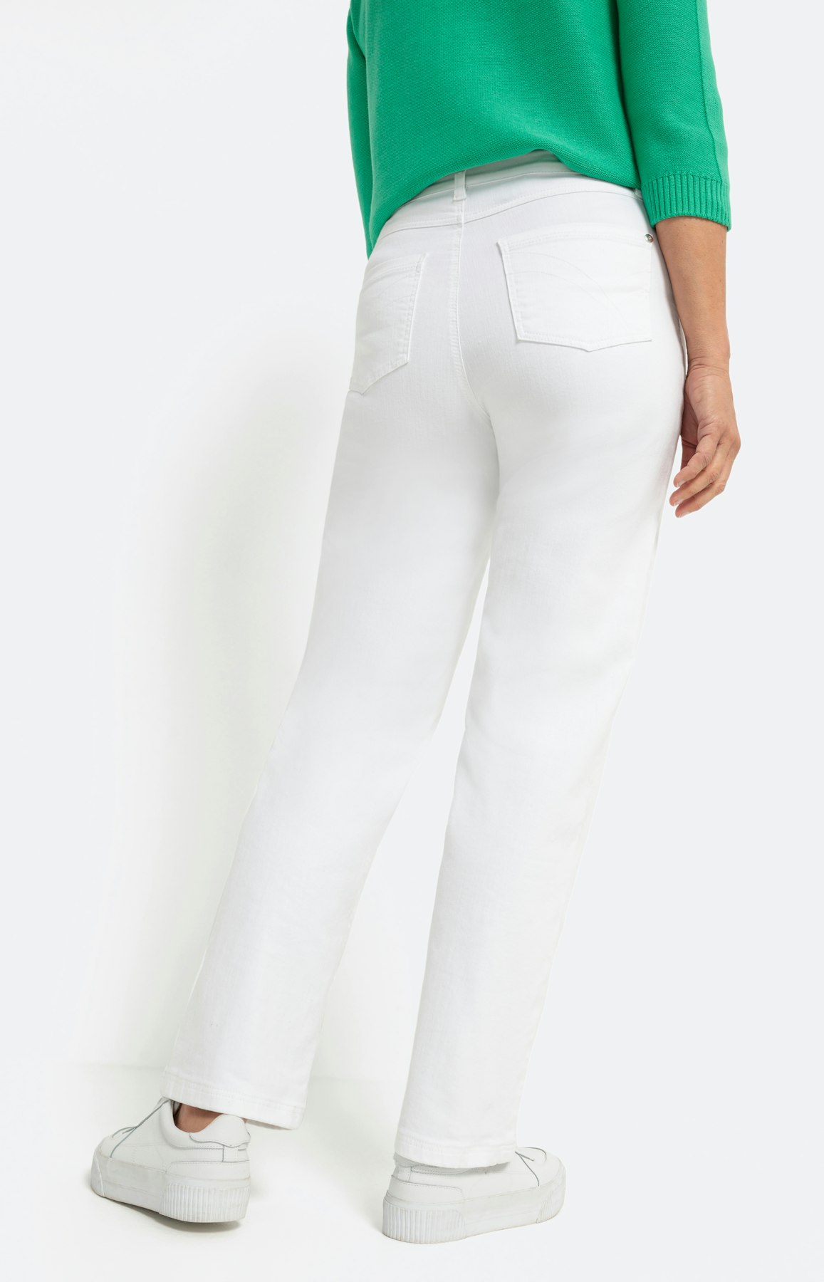 Wide leg Jeans, weiß, 32 inch