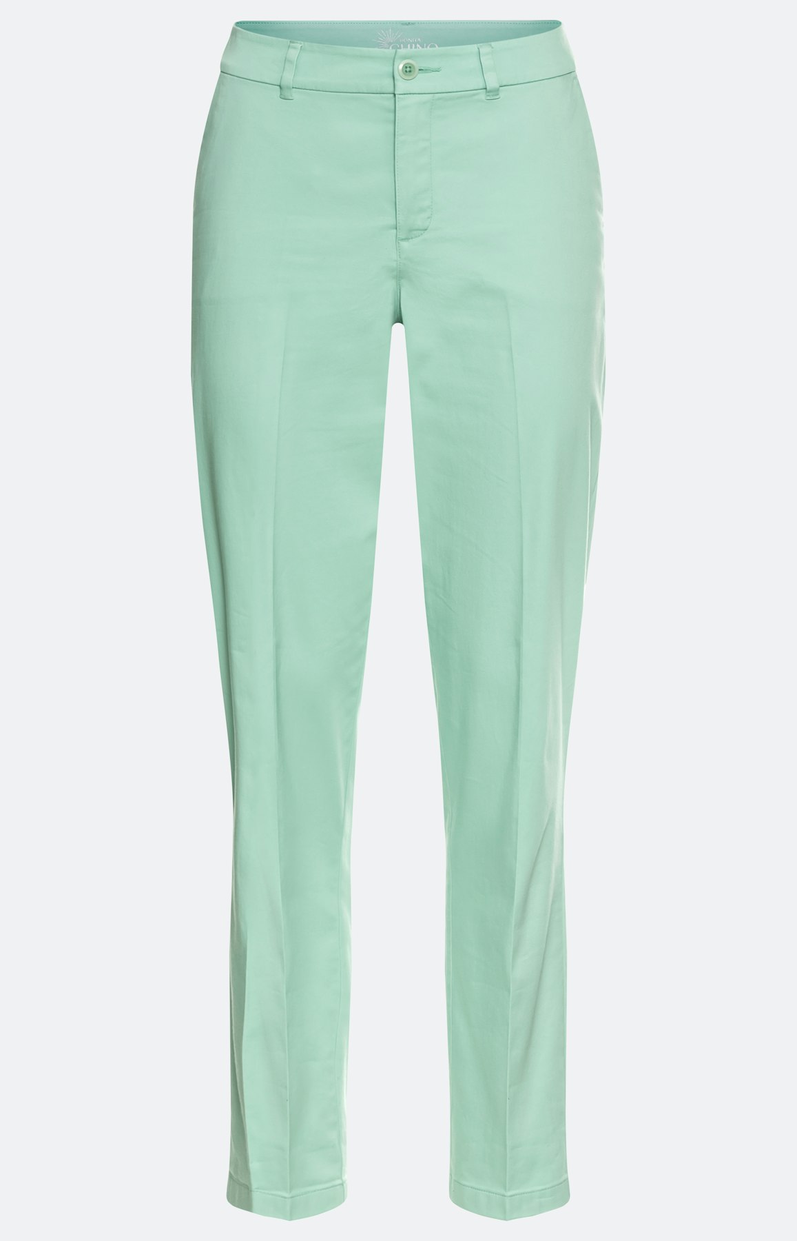 Chino met persplooien