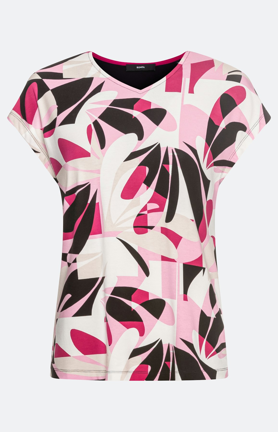 T-shirt met print en korte mouwen