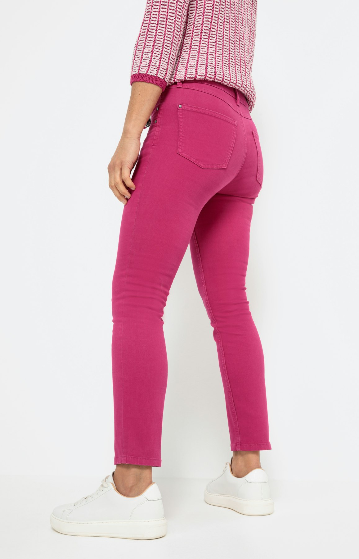 Gekleurde stretchjeans 28 Inch