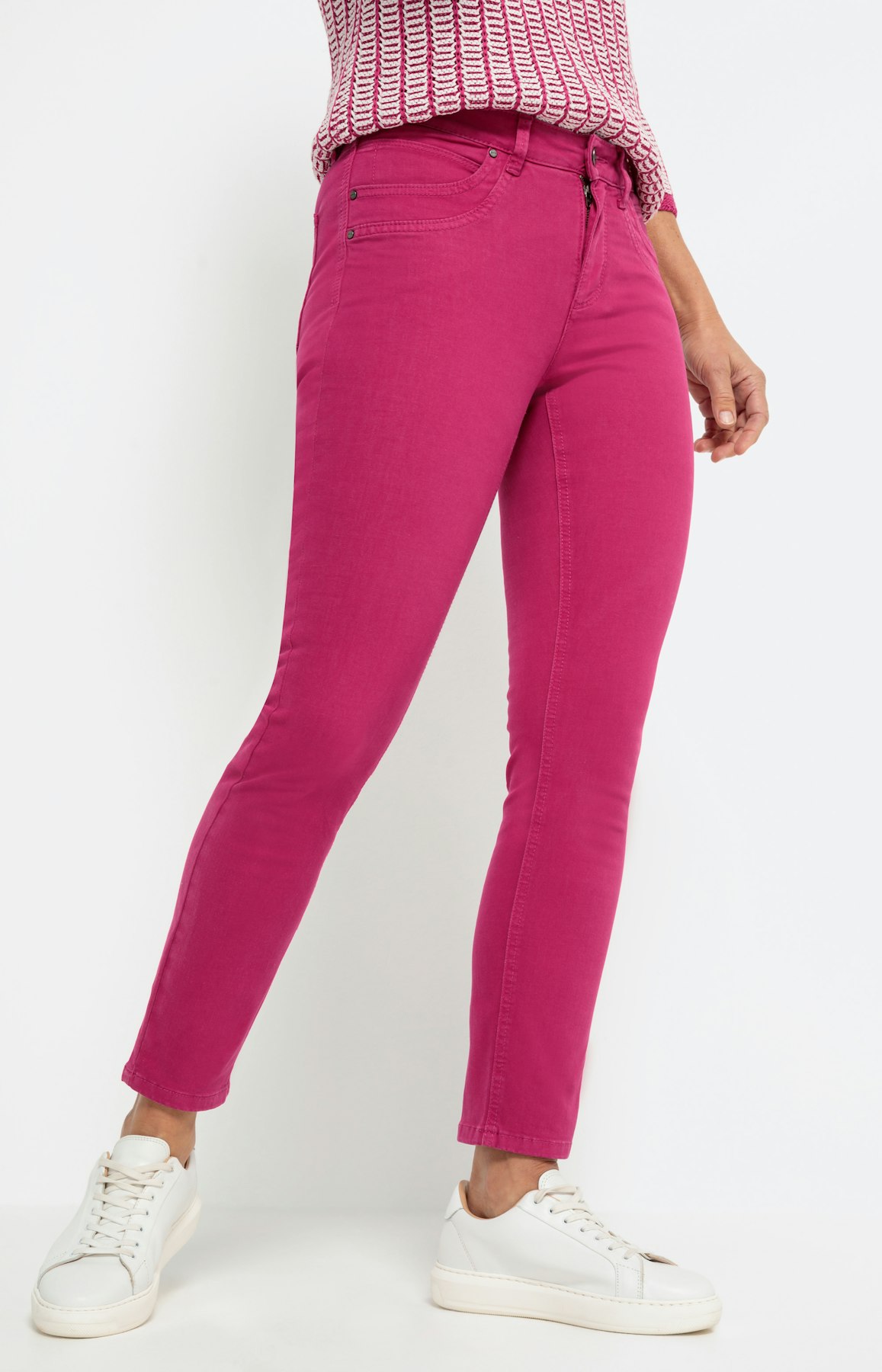 Gekleurde stretchjeans 28 Inch
