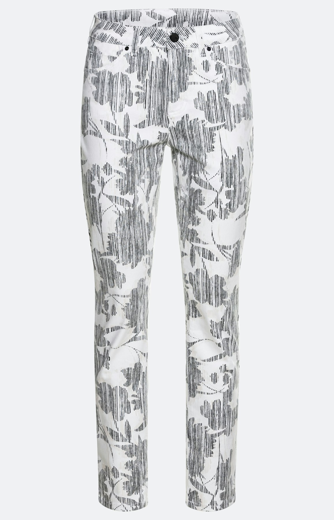 Slim fit jeans met print 28 Inch