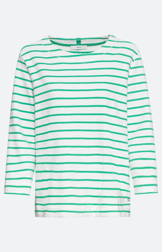 Gestructureerd sweatshirt met 3/4-mouwen