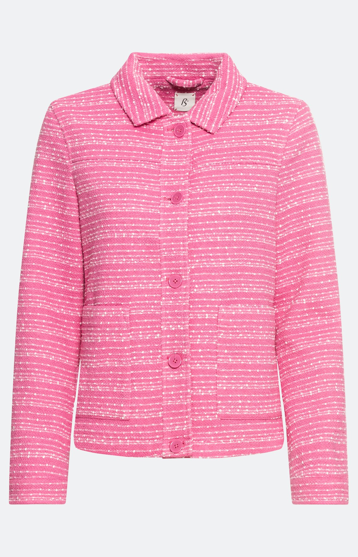 Jerseyblazer met opgestikte zakken