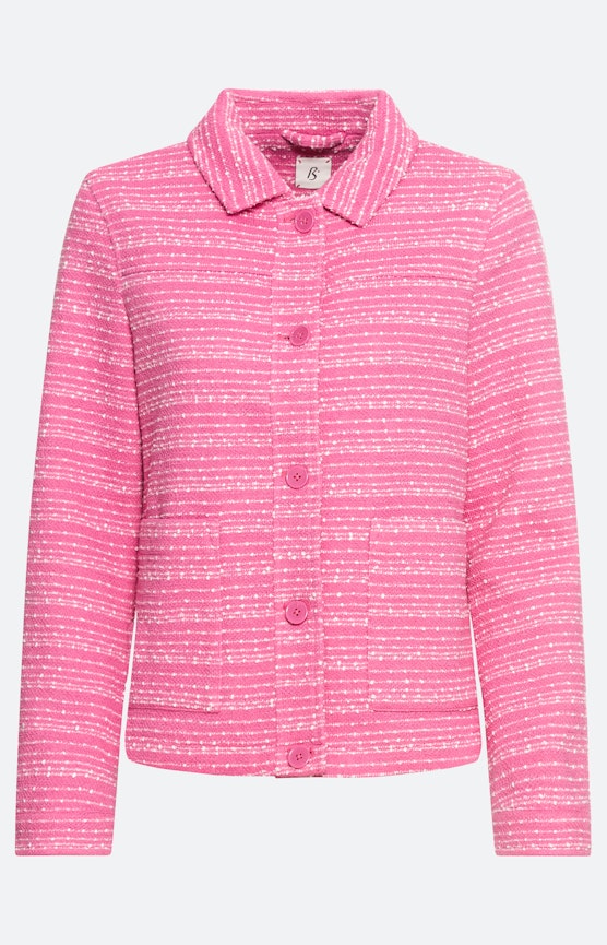 Jerseyblazer met opgestikte zakken