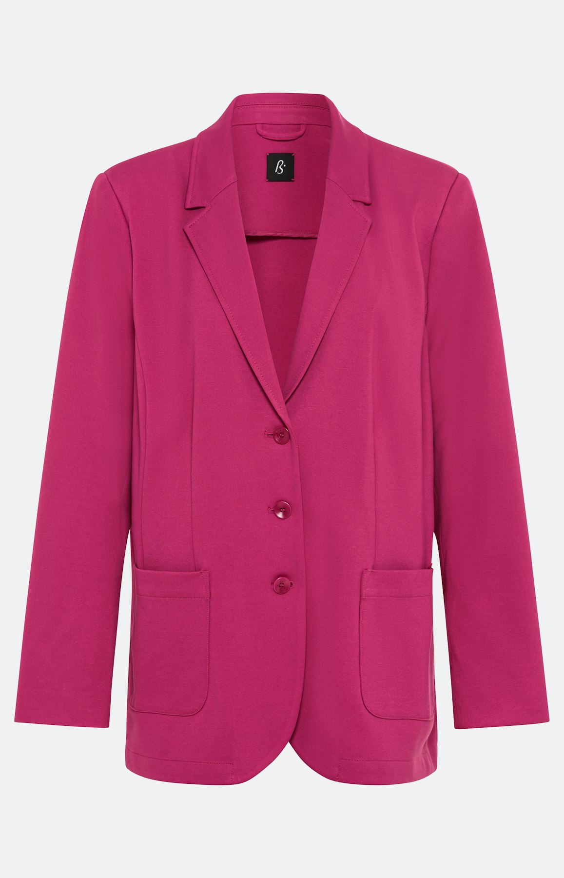 Klassischer Jersey-Blazer, fuchsia