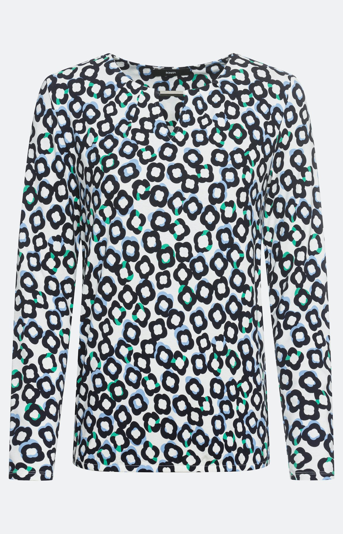 Shirt met lange mouwen en oogje