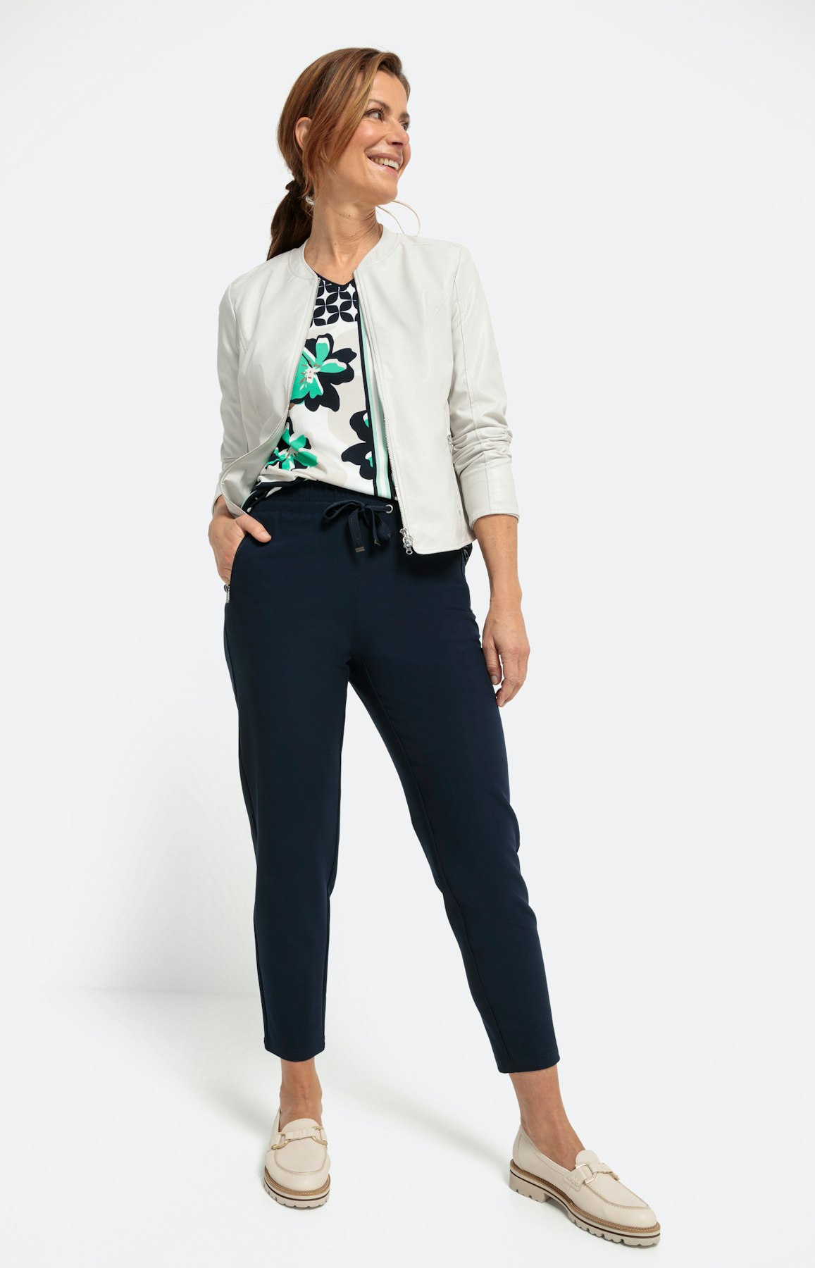 Mustermix-Shirt mit 3/4-Arm