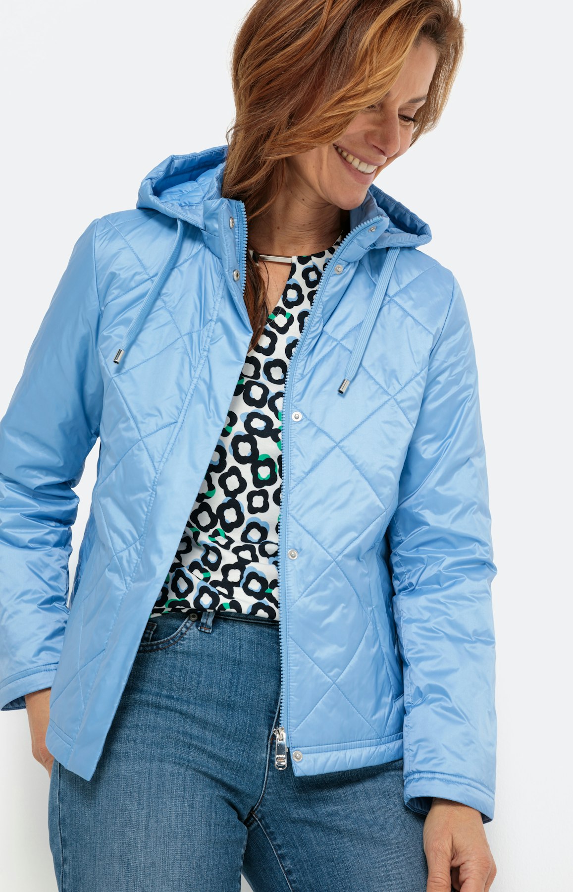 Jas met een afneembare capuchon