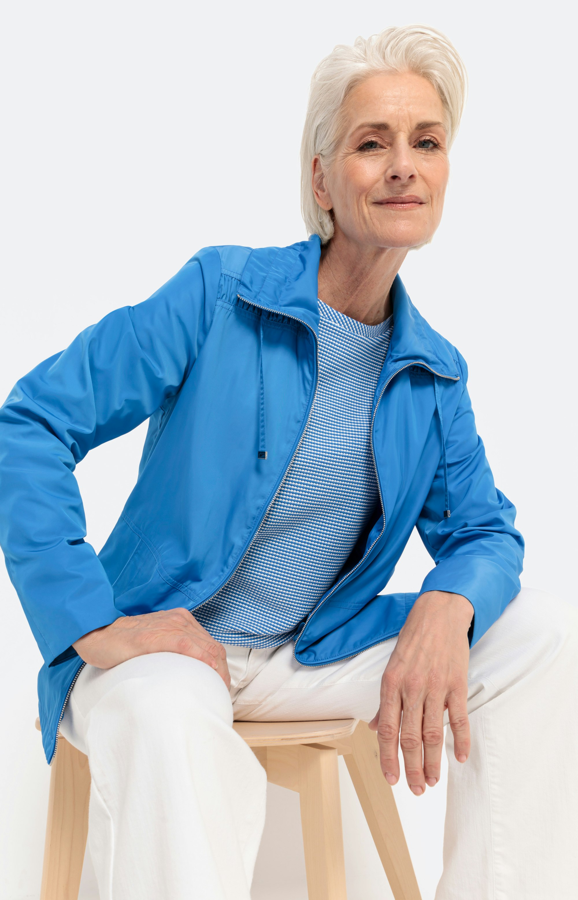 Sommerjacke Knopfverschluss Taschen Strickjacke Herrenjacke